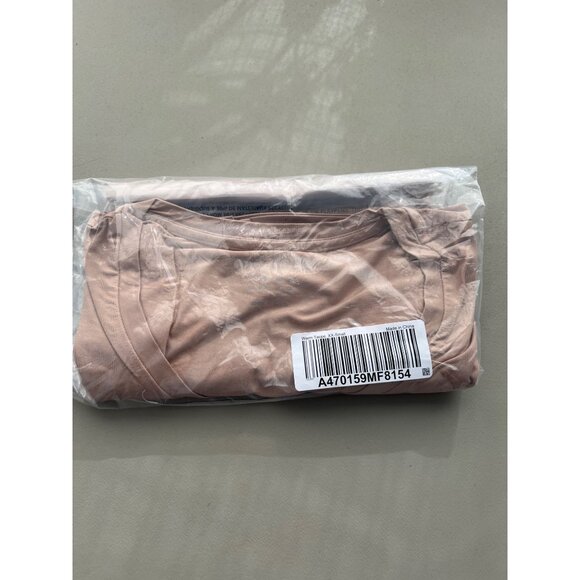 Susan Graver Weekend Essentials Cool Touch U Neck Top Womens XXS Warm Taupe NEW - Picture 2 of 7